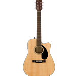 Fender 0970113021 CD60SCE Classic Dreadnoght Design Acoustic/Electric Guitar - Natural
