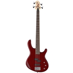 Cort Action PJ Electric Bass Guitar Open Pore Black Cherry