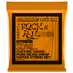 Ernie Ball Hybrid Slinky Classic Rock n Roll Electric Guitar Strings