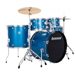 Ludwig Accent Drive 5 Piece Drum Set - Blue Sparkle