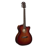 Cort COREOCOPLB Core Series Blackwood Acoustic/Electric Guitar - Open Pore Light Burst