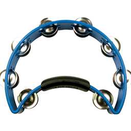 Rhythm Tech Blue Double Row Tambourine