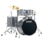 Tama Stagestar 5 Piece Drum Kit with Cymbals- Cosmic Silver Sparkle