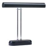 House of Troy Digital Piano Lamp 16" - Black with Chrome Accents