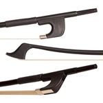Glasser 18GH501 1/8 German-Butler Bass Horsehair Fiberglass Bow - Plastic Grip