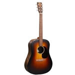 Martin DX2EZIRBURST DX2E Series Acoustic Electric Guitar - Ziricote Burst