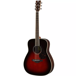 Yamaha FG830-TBS Dreadnought Folk Acoustic Guitar - Tobacco Brown Sunburst