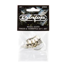 Dunlop 33P25 Nickel/Silver Finger Picks .25