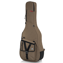 Gator GT-ACOUSTIC-TAN Transit Series Acoustic Guitar Gig Bag Tan