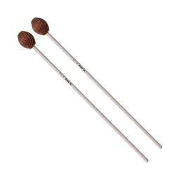 Vic Firth VFM172 Corpsmaster Multi-Application Series Hard Rubber Core Yarn Marimba Mallets - Brown