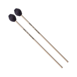 Vic Firth VFM115 Robert Van Sice Medium Hard Yarn Keyboard Mallets - Charcoal Grey