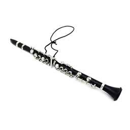 Aim Gifts 9203 Mini Clarinet Black Ornament