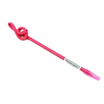 Aim Pink Jr. Bent "G-Clef "  Pen