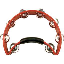 Rhythm Tech Red Double Row Tambourine