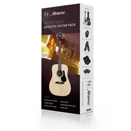 Alvarez RD26S-AGP Regent Dreadnought Acoustic Guitar Pack w/ Gig Bag, Tuner, Strap, Cloth, and Picks