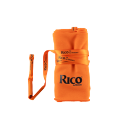 D'Addario RSWAB-LG Rico Large Anti-Microbial Swab for Alto Clarinet, Bass Clarinet, Alto Saxophone, & Tenor Saxophone - Orange