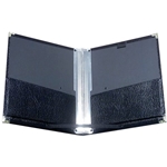 Deer River Black Folio Leatherette Choral, Strings,Hand Strap & Pencil Loop