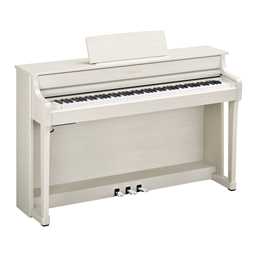 Yamaha CLP835WB Clavinova Console Digital Piano w/ Bench - White Birch