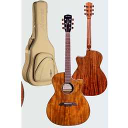 Alvarez G99KCE-ELITE AIMM Exclusive Regent Series Grand Auditorium Acoustic/Electric Guitar w/ Cutaway and Case - Koa