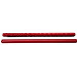 Rhythm Band  Pair 10" Red Rhythm Sticks, 1 Fluted, 1 Plain