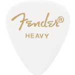 Fender 351 Shape Premium Celluloid Picks Heavy White 12 Pack