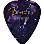 Fender 351 Shape Premium Celluloid Moto Picks Medium Purple, 12 Pack