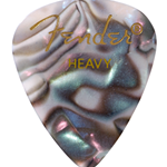 Fender 351 Shape Premium Celluloid Moto Picks Heavy Abalone, 12 Pack