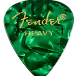 Fender 1980351971 Heavy Green Moto Picks 12 Pack