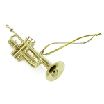 Music Treasures Gold Trumpet Ornament