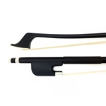 Glasser 1/8 French Bass Bow Horsehair Fiberglass Plastic Grip