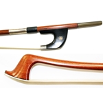 Arcos Brasil 3/4 German Bass Bow Permanbuco Nickel Mounted