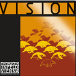 Vision 4/4 Violin String Set Aluminum A, Silver D & G-Medium Synthetic Core