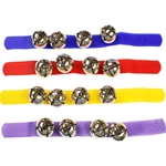 Rhythm Band Colorful Velcro Wrist and Ankle Bells
