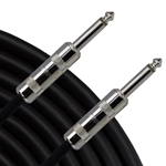 Rapco 3' Black 16 Gauge 1/4" to 1/4" Speaker Cable