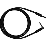 Rapco 10' Black Right Angle Instrument Cable