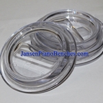 Jansen Clear Lucite Caster Cup