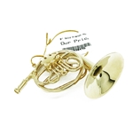 Music Treasures 4" Gold French Horn Ornament