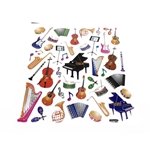 Aim Stickers Musical Instruments