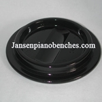 Jansen Black Lucite caster cup