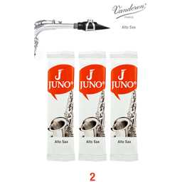 Juno Alto Sax Reeds Strength 2 Pack of 3