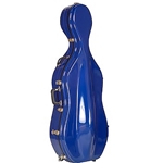 Global Violins Fiberglass Cello Case 4/4 - Dark Blue