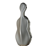 Global Violins Fiberglass Cello Case 4/4 Grey