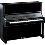 Yamaha U3 Professional Collection Series 52" Acoustic Upright Piano With Bench, Polished Ebony