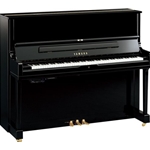 Yamaha YUS1PE Upright Professional Collection Series 48" Acoustic Upright Piano with Bench, Polished Ebony
