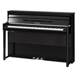 Yamaha NU1XPE Hybrid Avant Grand Series Upright Piano with Bench, Polished Ebony
