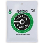 Martin MA170S Authentic Silked 80/20 Bronze Extra Light Acoustic Guitar Strings