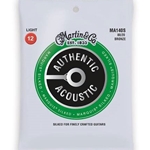 Martin MA140S Authentic Silked Light Acoustic Guitar Strings
