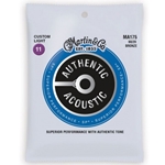 Martin MA175 Authentic Cutom Light 80/20 Bronze Acoustic Guitar Strings