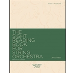Wingert Jones West J   Sight Reading Book for Strings Volume 1 - Score
