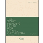 Wingert Jones West J   Sight Reading Book for Strings Volume 1 - Violin 1